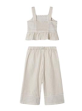 Set Mayoral 2 pezzi Pantaloni a righe per bambina