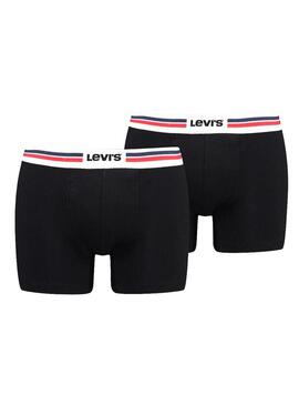 Boxers Levis Logo Nero per Uomo