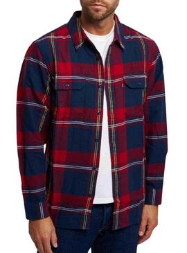 Camicia Levis Jackson Worker Rosso per Uomo