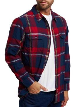 Camicia Levis Jackson Worker Rosso per Uomo