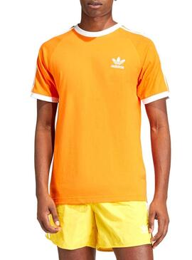 Maglietta Adidas Stripes Arancione