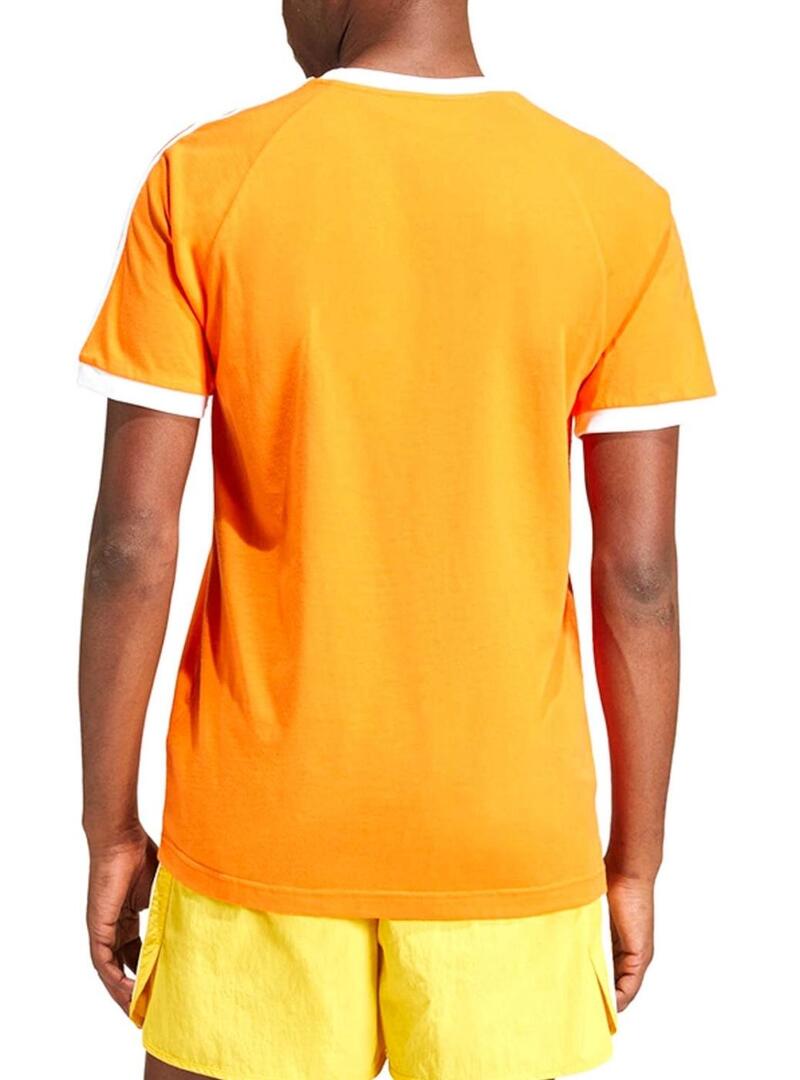 Maglietta Adidas Stripes Arancione