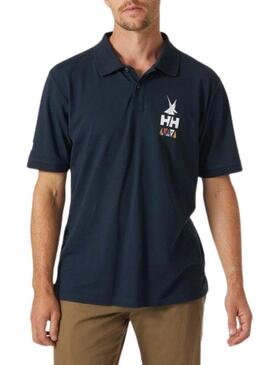 Maglia a maniche lunghe Helly Hansen Koster Navy per uomo