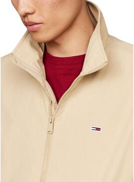 Giacca antivento Tommy Hilfiger Essential beige per uomo