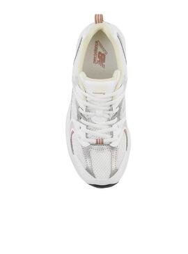 Sneakers New Balance 530 Bianche e Argento