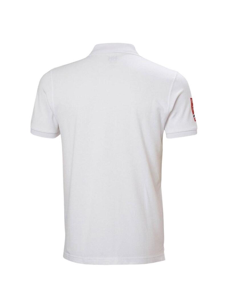 Polo Helly Hansen Crewline bianco per uomo