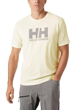 Maglietta Helly Hansen Skog UPF 40 gialla per uomo