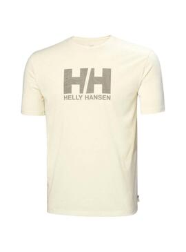 Maglietta Helly Hansen Skog UPF 40 gialla per uomo