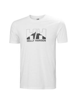 Maglietta Helly Hansen Nord bianca per uomo