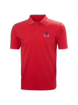 Polo Helly Hansen Koster rosso per uomo.