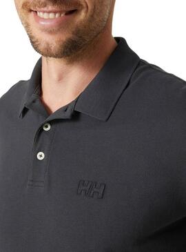 Polo Helly Hansen Malcesine nero antracite per uomo