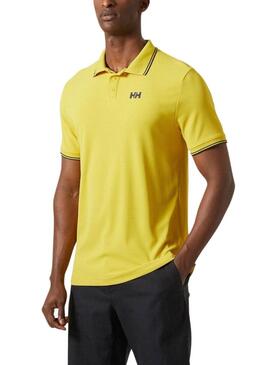 Polo Helly Hansen Kos UPF 50 giallo per uomo