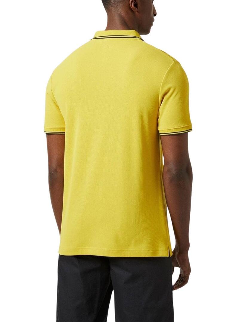 Polo Helly Hansen Kos UPF 50 giallo per uomo