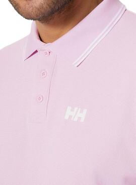 Polo Helly Hansen Kos UPF 50 rosa per uomo.