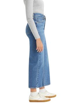 Pantaloni in denim largo Levis Wide per donna.