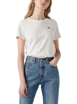 Maglietta Levi's basic bianca per donna