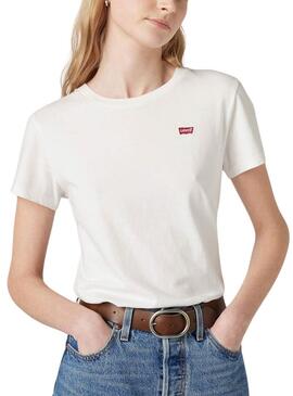 Maglietta Levi's basic bianca per donna