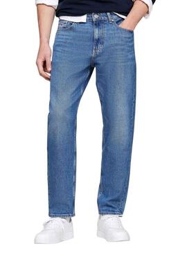 Pantaloni di jeans Tommy Jeans Isaac Relaxed Tapered blu per uomo