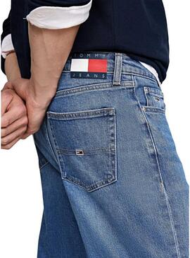 Pantaloni di jeans Tommy Jeans Isaac Relaxed Tapered blu per uomo