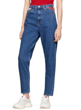 Jeans Tommy Jeans Mom in denim per donna