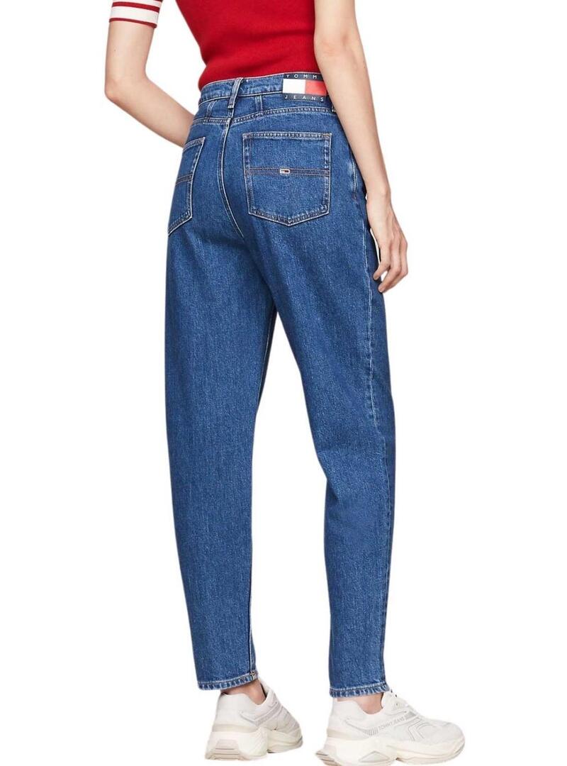 Jeans Tommy Jeans Mom in denim per donna
