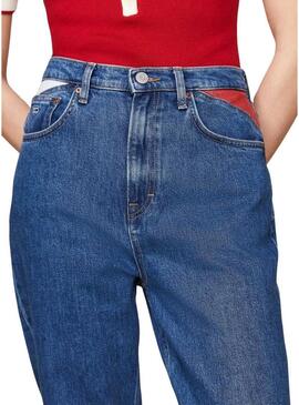 Jeans Tommy Jeans Mom in denim per donna