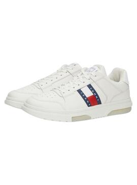 Scarpe Tommy Jeans Brooklyn bianche per uomo