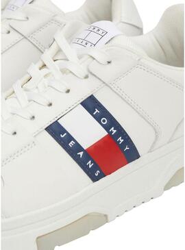 Scarpe Tommy Jeans Brooklyn bianche per uomo