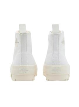 Sneakers Calvin Klein Jeans Lugged bianche da donna