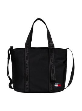 Borsa Tommy Jeans Essential Daily Mini Tote nera per donna