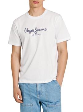 Maglietta Pepe Jeans Abel bianca per uomo