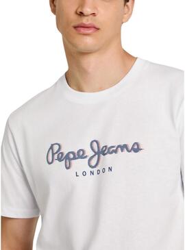 Maglietta Pepe Jeans Abel bianca per uomo