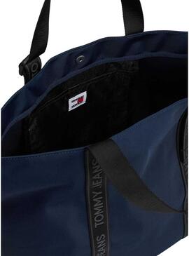 Borsa Tommy Jeans Essential Daily Tote blu marino per donna