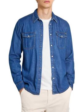 Camicia Pepe Jeans in denim regular per uomo