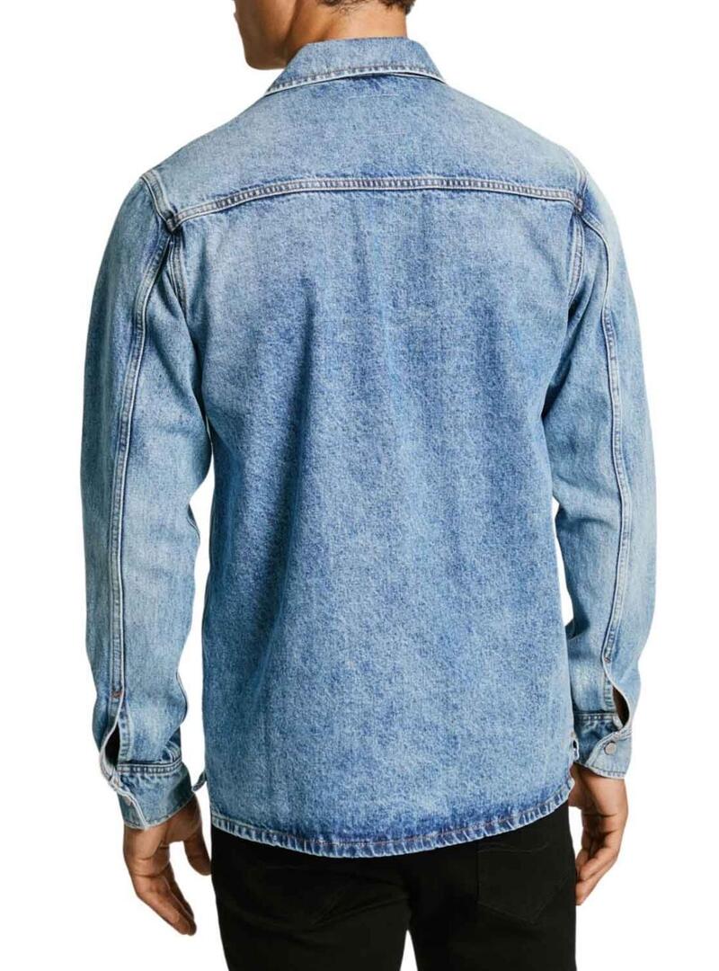 Camicia Pepe Jeans in denim per uomo