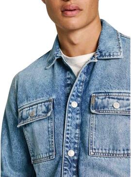 Camicia Pepe Jeans in denim per uomo