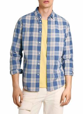 Camicia Pepe Jeans Markle blu per uomo