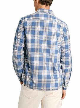 Camicia Pepe Jeans Markle blu per uomo