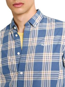 Camicia Pepe Jeans Markle blu per uomo