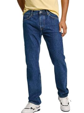 Pantaloni in denim scuro Pepe Jeans loose fit per uomo