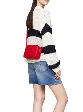 Borsa a tracolla Tommy Hilfiger Essential Must Camera rossa per donna