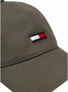 Cappello Tommy Jeans Flag verde per uomo e donna