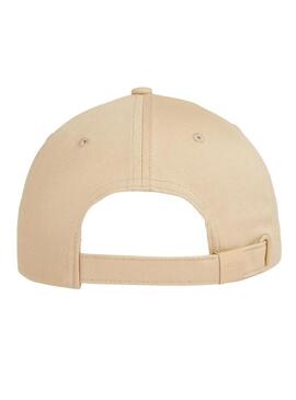 Cappello Tommy Jeans Flag beige per uomo e donna.