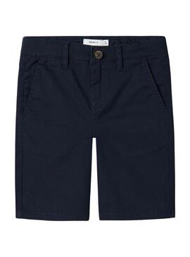 Pantaloni Name It Silas cinese blu per bambino