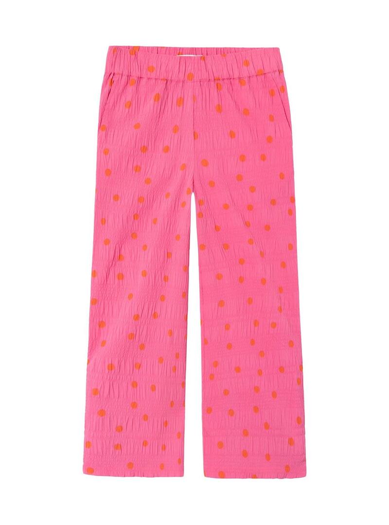 Pantaloni Name It Jiditse rosa per ragazze.