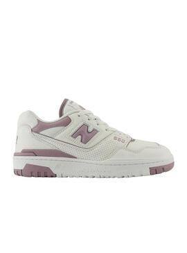 Sneakers  New Balance bianche e rosa 550 per donna