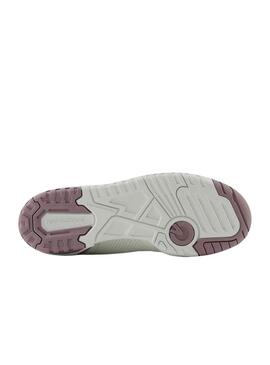 Sneakers  New Balance bianche e rosa 550 per donna