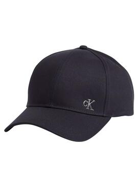 Cappello Calvin Klein Patch nero per donna.