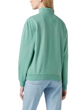 Felpa Levis Everyday verde per donna