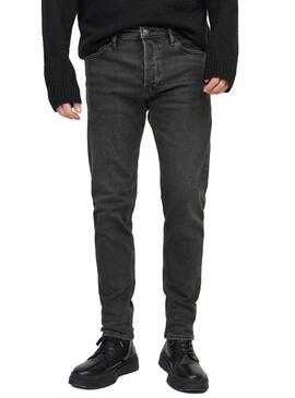 Pantaloni denim Jack and Jones Erik Cooper neri per uomo.